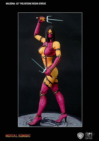 Illustration for article titled This Mortal Kombat Statue Isn't Afraid to Show a Little Skin